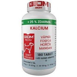 Giom S pes Kalcium 180 tbl+25% zdarma