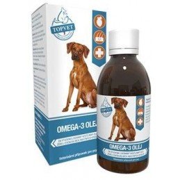 Omega 3 olej pro psy TOPVET 200ml