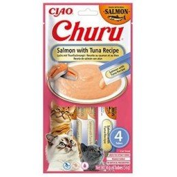 Churu Cat Salmon with Tuna Recipe 4x14g