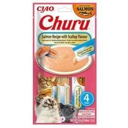 Churu Cat Salmon Recipe with Scallop Flavour 4x14g