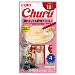 Churu Cat Senior 10+ Tuna with Salmon Recipe 4x14g