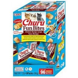 Churu Cat BOX Fun Bites Chicken wraps Tuna 8x12g