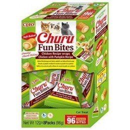 Churu Cat BOX Fun Bites Chicken wraps Chick&Pumpk8x12g