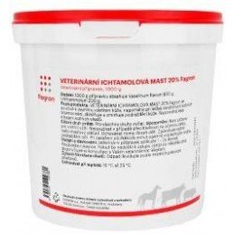 Ichtamolová veterinární mast  20% 1kg