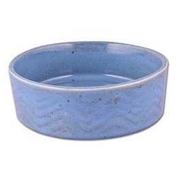 Miska keramická Zig Zag 18cm modrá 1,2l