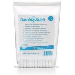 Tyčinky vatové BambooStick L/XL pro čišt. uší psů 50ks