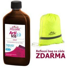 VITAR Veterinae ArtiVit Sirup 500ml+reflex batůžek