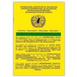 Očkovací průkaz pro kočky mezinárodní Intervet 1ks
