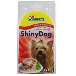 Gimdog konz. ShinyDog kuře/hovězí 2x85g