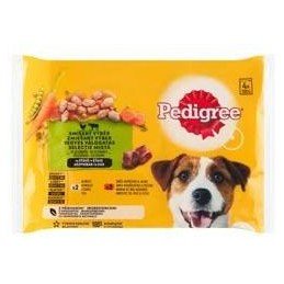 Pedigree kapsa Adult kuře+zelenina/hovězí+zel 2+2x100g