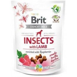 Brit Care Dog Crunchy Crack. Insec. Lamb Raspber 200g