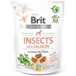 Brit Care Dog Crunchy Crack. Insec. Salmon Thyme 200g