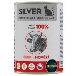 IRONpet Silver Cat Beef konzerva 400g