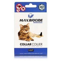 Max Biocide Margosa Collar antip.obojek pro kočky 42cm