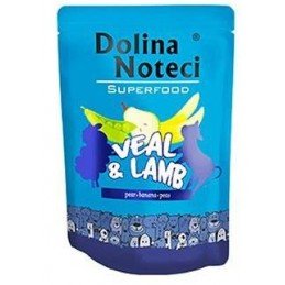 Dolina Noteci Dog kapsa SUPERFOOD telecí/jehně 300g