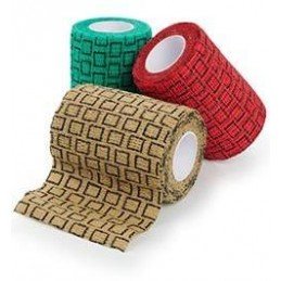 Obinadlo elast. SafeVet 7,5cmx4,5m mix Kruuse 1ks