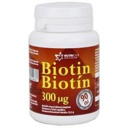 Biotin 300mcg 90tbl Nutricius