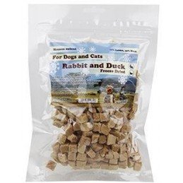 Pochoutka Králičí a kach.maso kostky sušené mrazem 85g