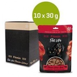 Fitmin FL dog,cat poch. Mrazem sušené hovězí 10x30g