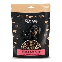 Fitmin FL dog,cat poch. Kachní kousky s rybou 70g