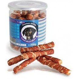 Pochoutka KIDDOG jehněčí steak na buv.tyčince,dóza200g