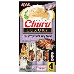Churu Cat Luxury Tuna Recipe with King Prawn 4x14g