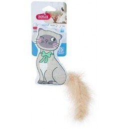 Hračka kočka CHATOUILLE Kočka s puntíky Zolux
