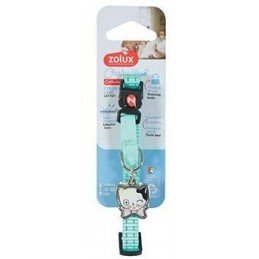 Obojek kočka CHATOUILLE s přívěskem modrá Zolux