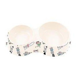 Miska plast dvojmiska CHATOUILLE 2x230ml Zolux