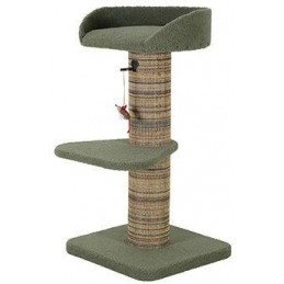 Škrabadlo BOREAL kočičí strom 95/17cm zelená Zolux