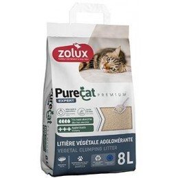 Podestýlka PURECAT rostlinná hrudkující 8l
