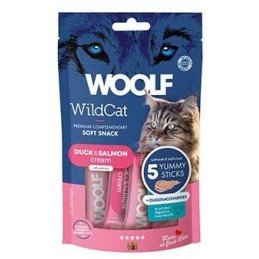 WOOLF WildCat Cream Functional Duck&Salmon 5x14g