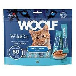WOOLF WildCat Cream Regular Tuna&Codfish 50x14g
