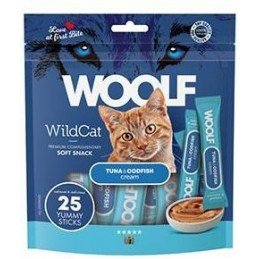 WOOLF WildCat Cream Regular Tuna&Codfish 25x14g