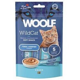 WOOLF WildCat Cream Regular Tuna&Codfish 5x14g