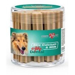 Pochoutka Aiko Dental Stix Calcium&Milk 6,4cm/220g