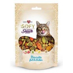 Pochoutka Aiko Cat SOFY Snack Bisciut Fish&Chicken 50g