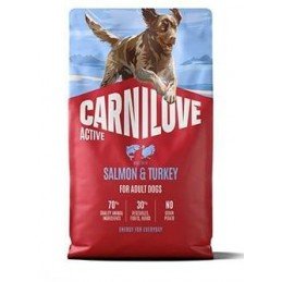 Carnilove Dog Active Dry Salmon&Turkey Adult AB 4kg
