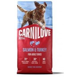 Carnilove Dog Active Dry Salmon&Turkey Adult AB 12kg