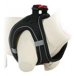 Postroj pes Síťový černá XL Zolux