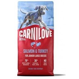 Carnilove Dog Active Dry Salmon&Turkey Junior LB 12kg