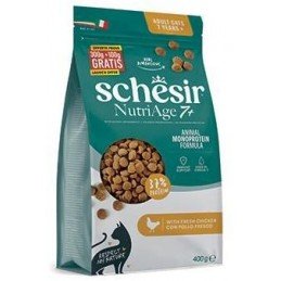 Schesir Cat Monoprotein NutriAge 7+ kuřecí 400g