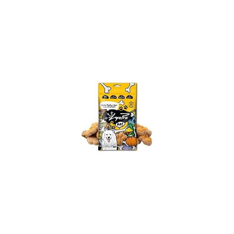 Lyopro DOG poch. mrazem sušené Kachní tlapky s dýní50g