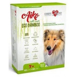 Podložka absorb.pro psy Aiko Eco Bamboo 60x58cm 7ks