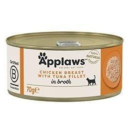 Applaws Cat konz. Adult Broth kuřecí prsa s tuňákem70g