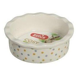 Miska keramická COSY hlodavec 100ml puntíky Zolux