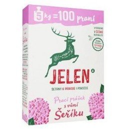 Prací prostředek Jelen mýdlový prášek Šeřík 5kg BOX