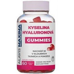 Alavis MAXIMA Kys.Hyal. Gelowa Gummies jahoda 60tbl