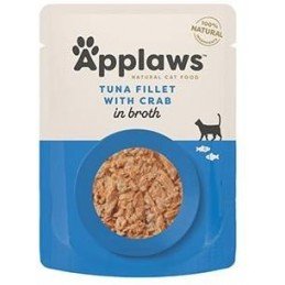 Applaws Cat kapsa Adult Broth tuňák s krabem 70g