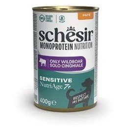 Schesir Dog konz.Monoprotein Senior Divočák paté 400g